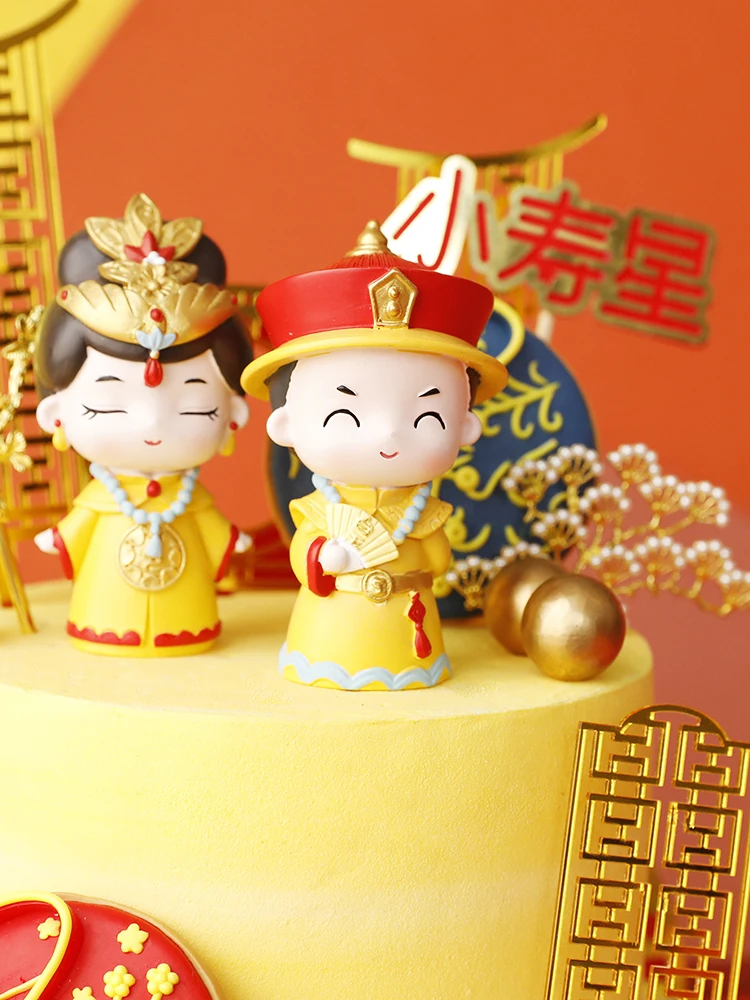 Brezplačna dostava za torto dekoracijo Kitajski klasična veter kraljica cesarica dekoracijo cesar dekoracijo doma dekoracijo Ljubezen Darila