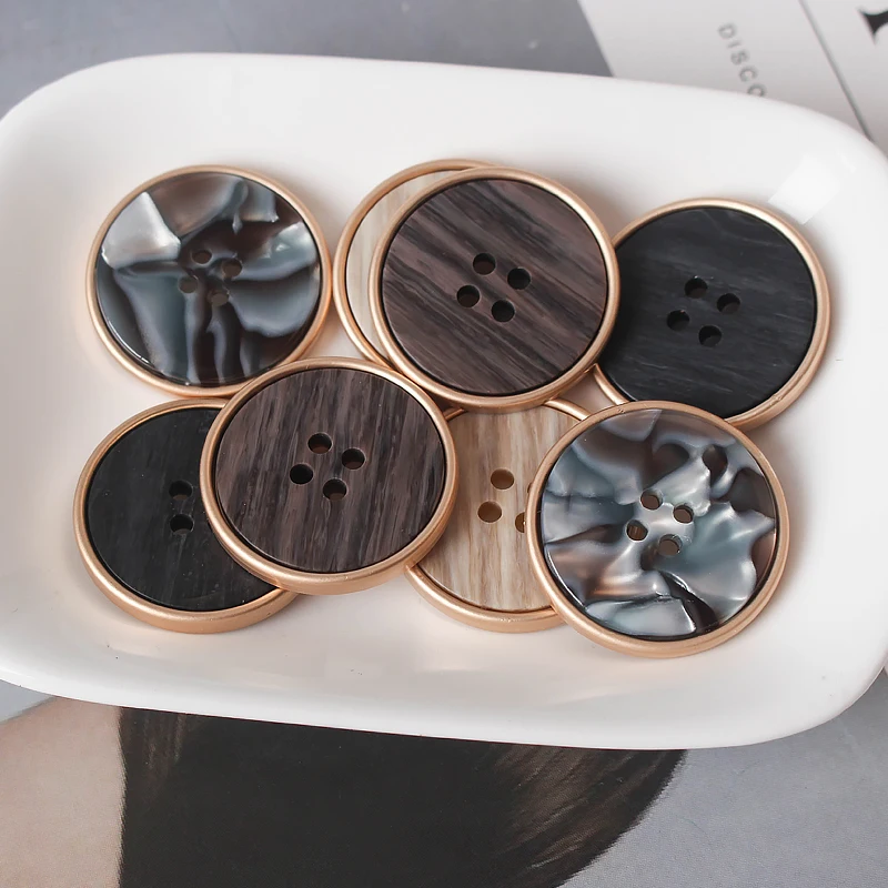 TQ 5pcs/veliko visoko kakovostnih kovinskih gumb bronasto črna kava šivanje gumba za jakno seweat suknji oblačila dodatki F4