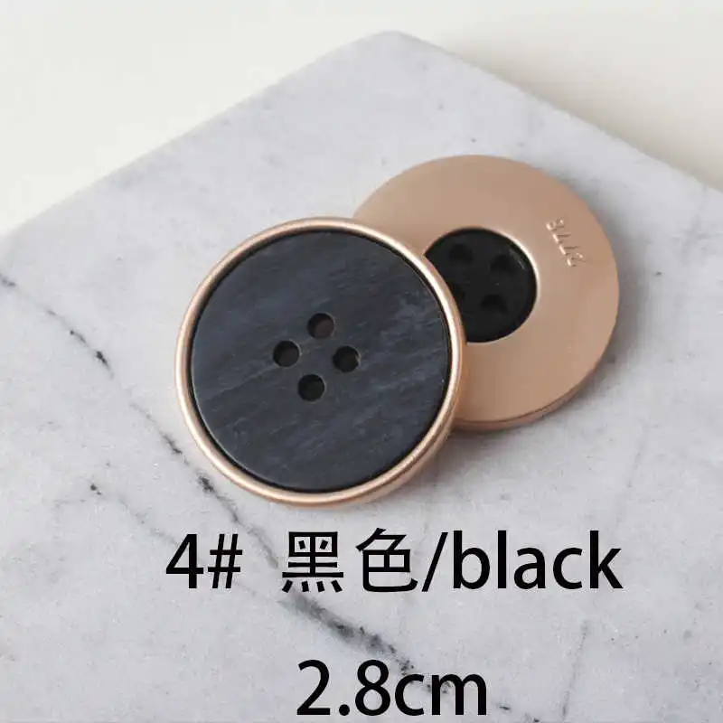 TQ 5pcs/veliko visoko kakovostnih kovinskih gumb bronasto črna kava šivanje gumba za jakno seweat suknji oblačila dodatki F4