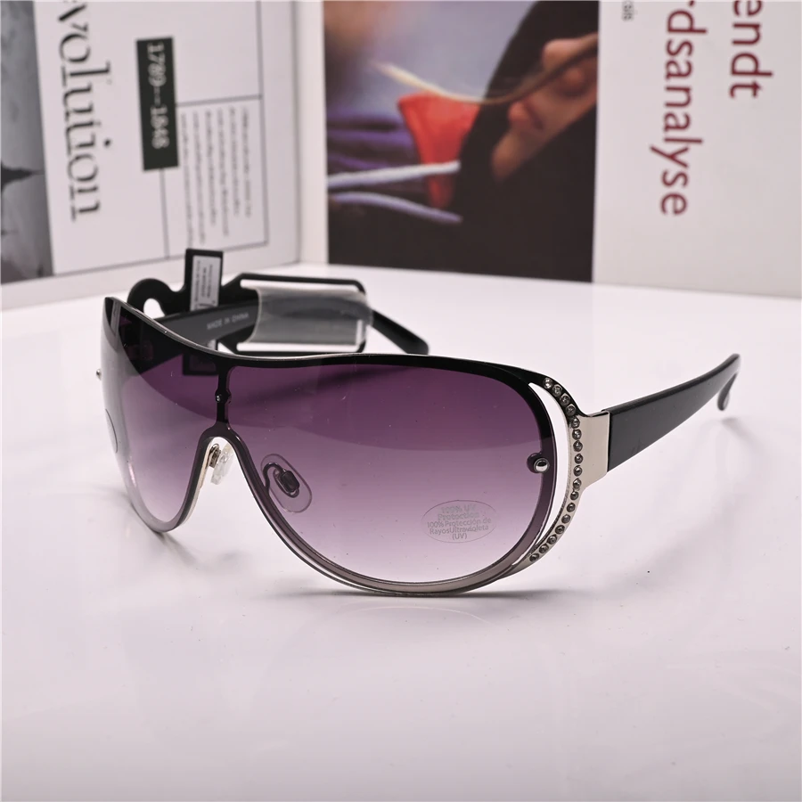 Windproof Očala Ženske Modna sončna Očala Enem Kosu Objektiv Anti Razmislek Steampunk sončna Očala za Žensko Vožnjo, Majhen Obraz
