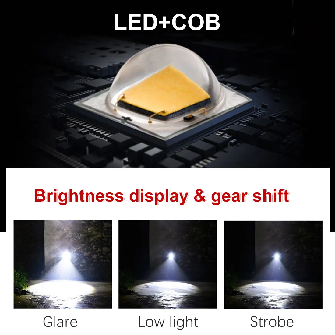 Prenosna LED+COB Žarometov Žarometi IR Indukcijske 18650 Svetlobe USB Polnilne Nepremočljiva Kampiranje Baklo Močan Vodja Svetilka