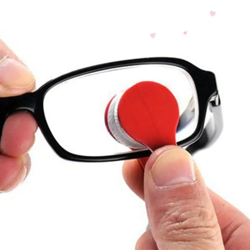 5pcs Mini sončna Očala Eyeglass Mikrovlaken Očala Čistilo Mehka Ščetka za Čiščenje Orodje, Očala Čiščenje Posnetek