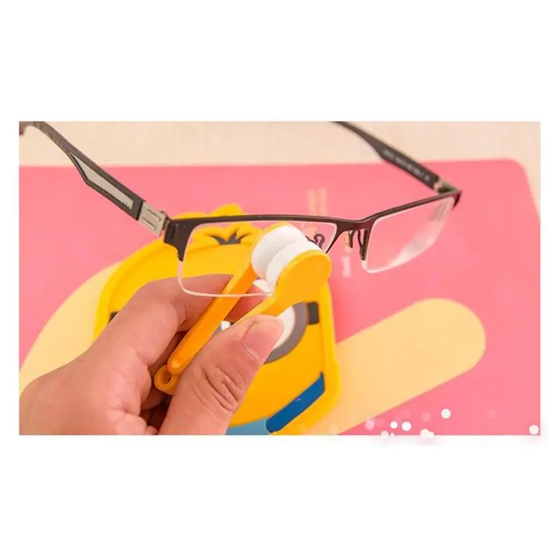 5pcs Mini sončna Očala Eyeglass Mikrovlaken Očala Čistilo Mehka Ščetka za Čiščenje Orodje, Očala Čiščenje Posnetek