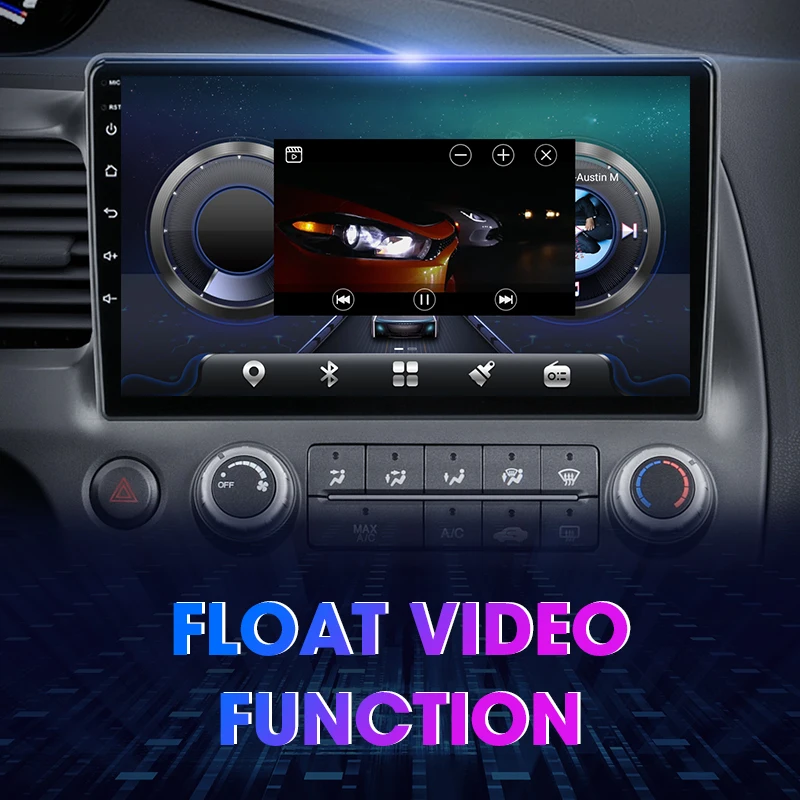 Develuck Za Honda Civic 2005-2012 2 Din Android 10 avtoradio Večpredstavnostna Video Predvajalnik Navigacija GPS FM Stereo Zaslon 4G Carplay