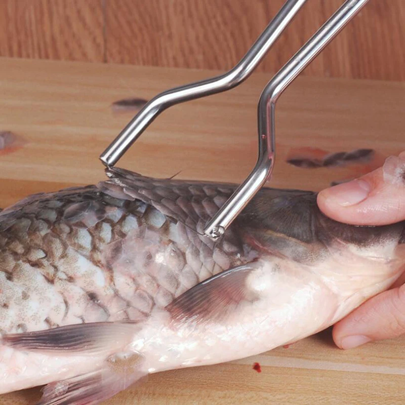Hitro Čiščenje Strgalo Rib Obsega Čistilec Odstranjevalec Scaler Ribe Lestvice Skobljanje Kuhinjski Nož Morski Sadeži Orodje