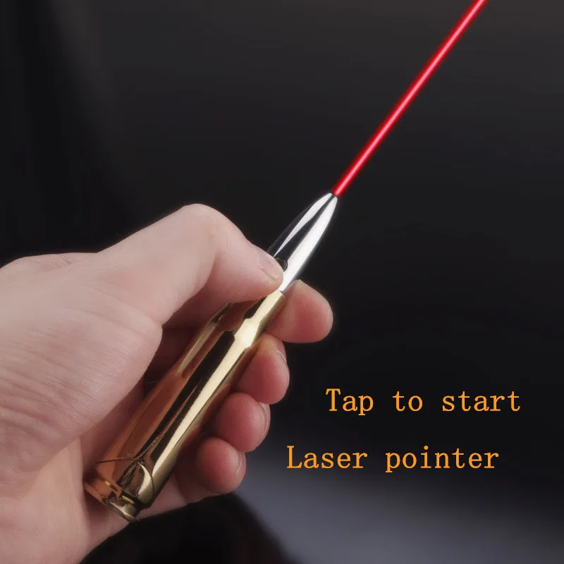 Novo Zlato Nasvet Infrardeči Laser Odprtega Plamena Bullet Lažji Vojaške Ustvarjalni Model Bojno Glavo Napihljivi Vžigalniki