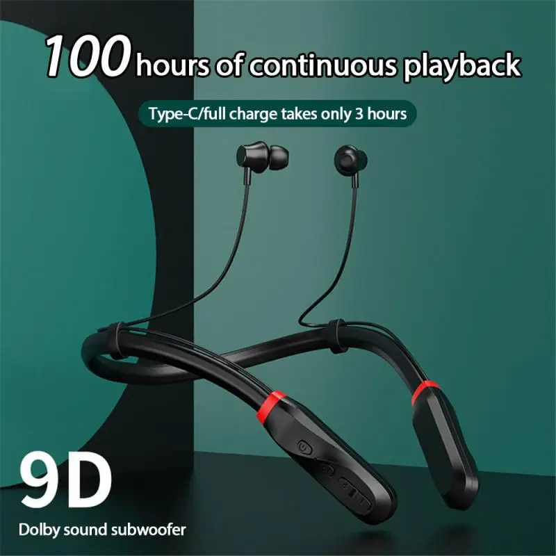 I35 Vratu-Slog Magnetni Slušalke Bluetooth Brezžične Športne Slušalke Visi Vratu Bluetooth 5.1 in-ear Slušalke Za Tek