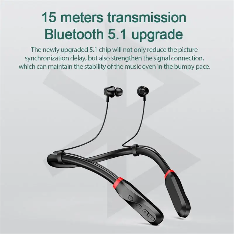 I35 Vratu-Slog Magnetni Slušalke Bluetooth Brezžične Športne Slušalke Visi Vratu Bluetooth 5.1 in-ear Slušalke Za Tek