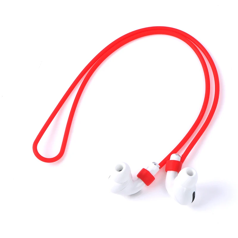 Anti-Izgubil Silikonski Slušalke Vrv Imetnik Kabel Za Brezžične Bluetooth Slušalke Ovratni Pašček Kabel Niz