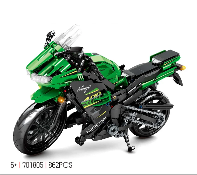 SEMBO Ustvarjalca City Off-road Motocikla Model gradniki Dirke Avto, motorno kolo, Izobraževalne Darila, Igrače Za Otroke