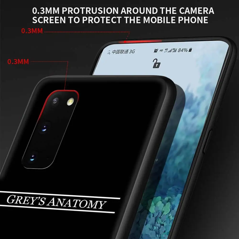 Greys Anatomija Ohišje Za Samsung Galaxy S20 S21 FE S10 S8 S9 Plus Opomba 20 Ultra 9 10 Lite Zajema Črne Lupine Telefon Tampa
