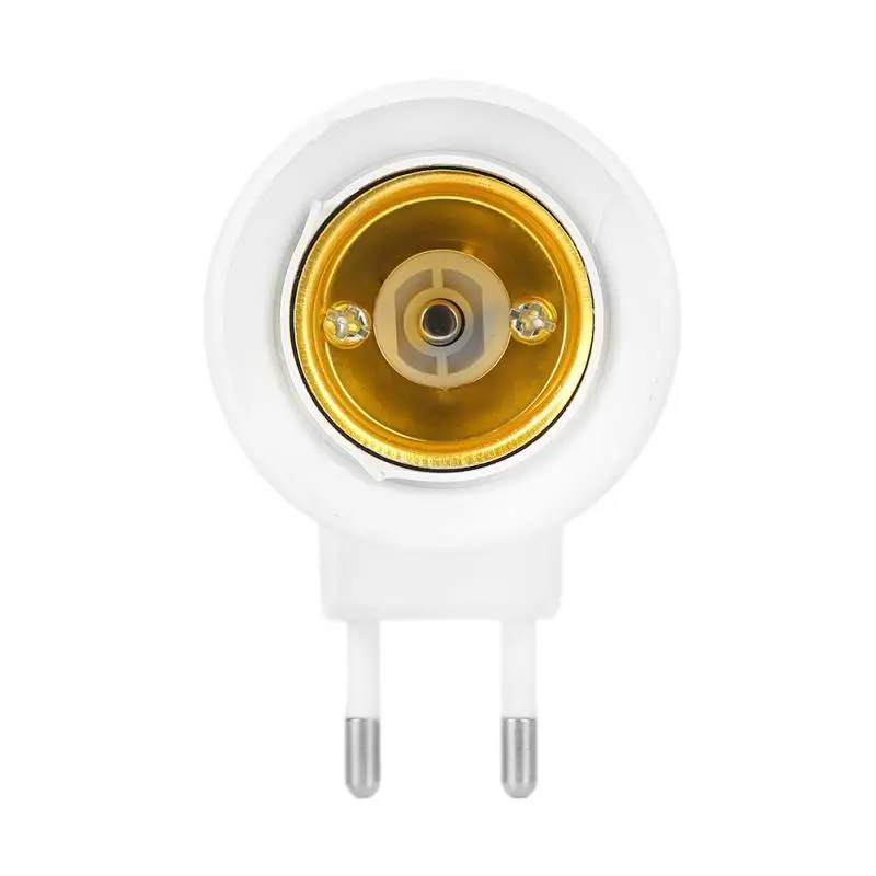 Univerzalni E27 LED Luči, Vtičnice, ki so Osnova Za NAPAJALNIK 220V EU Plug Sijalka Imetnik Adapter Pretvornik Z On-Off Gumb Preklopi Contro
