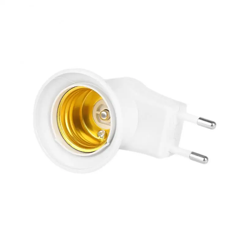 Univerzalni E27 LED Luči, Vtičnice, ki so Osnova Za NAPAJALNIK 220V EU Plug Sijalka Imetnik Adapter Pretvornik Z On-Off Gumb Preklopi Contro