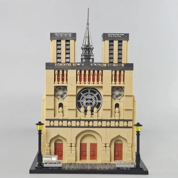 Ideje Moc Opeke 2541PCS Cathedrale Notre Dame de Paris, Modularno Gradnjo Blokov, Pariz Cerkev Moc Opeke Igrače Opeke