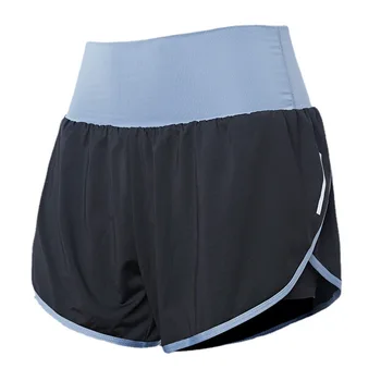 Športne hlače ženske poletje visoko pasu proti svetlobi vroče telovadnice hlače teče dvojno elastično Joga Hlače, hlače za ženske telovadnice hlače