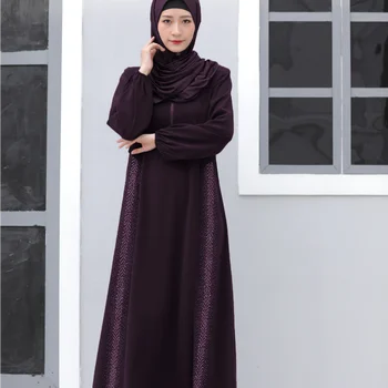 2021 Dihanje Konoplje Muslimanskih Haljo Zlikane Bližnjem Vzhodu Obarvana Diamond Muslimanskih Žensk Obleko Dubaj Islamske Burqa Ženska Abaya