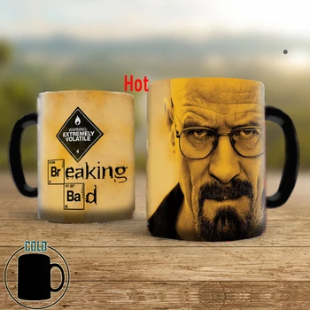 Breaking Bad 11 oz Barva Spreminja, Magic Keramični Ustvarjalne Vrč Kave
