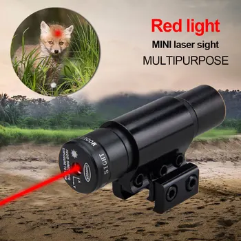 Mini močno rdečo laser piko na prostem lov taktično red dot laser pogled za pištolo puško, pištolo, streljanje airsoft puška ogledalo hunt