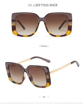 FENCHI Modno Oblikovanje 2021 sončna Očala Ženske Priljubljena Odtenki Kvadratni Okvir sončna Očala Oculos De Sol Feminino
