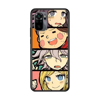 Danganronpa Anime za Xiaomi Redmi Opomba 10 10 9 9T 9S 9Pro Max 8T 8Pro 8 7 6 5 Pro 5A 4X 4 Mehko Črno Primeru Telefon