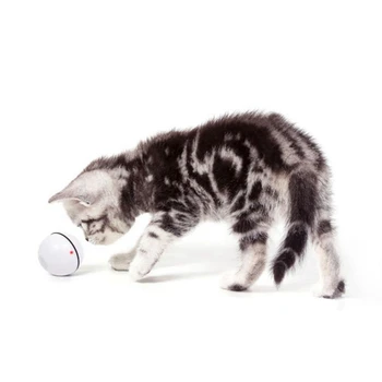Hišnih Mačk Interaktivnih Flash Svetlobe Vozni Žogo Igra Igrače USB Hišnih Mačk Samodejno Vozni Žogo ponovno Polnjenje Igra Žogo Igrača