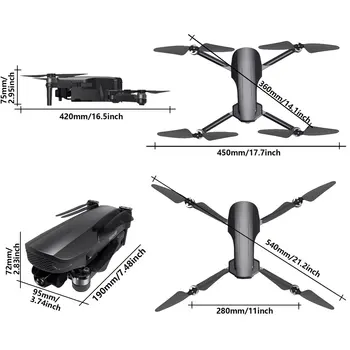 SG908 3 Osi Gimbal Brnenje S 4K Kamero Visoke Ločljivosti 5G GPS, WIFI FPV Brushless Motor Strokovno RC Quadcopter