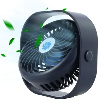 USB Desk Fan 3 Hitrosti Prenosni Mini Namizje Tabele Hladilni Ventilator Zraka Circulator Fan Pogon za Domačo Pisarno Avto na Prostem, Potovanja