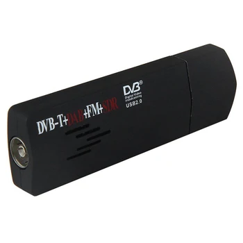 R820T+ RTL2832U USB 2.0 DVB-T SDR FM DAB Sprejemnik Sprejemnik Palico za Prenosni RAČUNALNIK