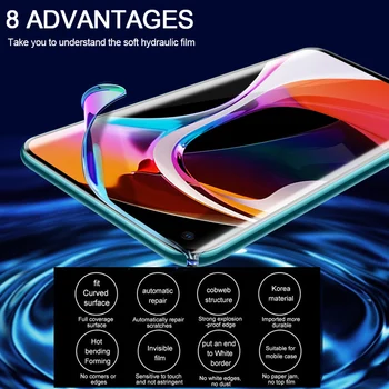 Hydrogel Film Za Xiaomi Redmi Opomba 9 Pro Max 9S 8T člen 8A, 7A, 8 7 9A Mi 10 Ultra Poco X3 NFC F2 Lite X2 Zaslon Patron, Ne Steklo