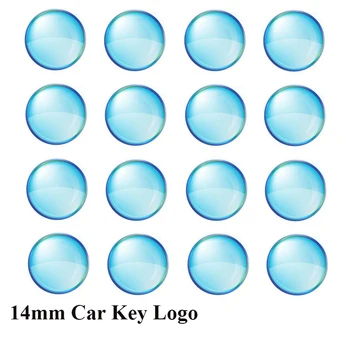 Custmoized Epoksi Smolo kristalno materiala avto ključ Emblem značko KD Daljinsko Avto ključ Epoksi logotip
