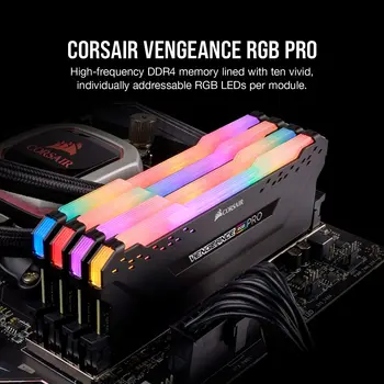 Namizje Ram CORSAIR Memoria Modul 4000MHz RGB PRO DIMM Pomnilnik 8G 3000Mhz 3200mhz 3600mhz 8gb 16gb 32gb PC4 za AMD in Intel
