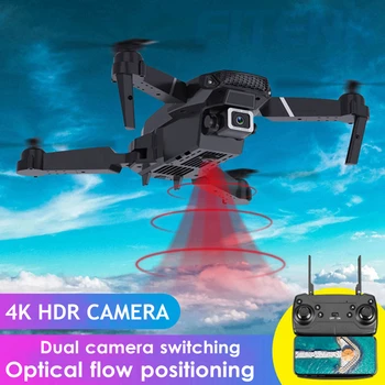 EQB K508 Mini Brnenje s 4K HD Dual Camera WiFi FPV brezpilotna letala Višina Držite Zložljive Quadcopter RC Helikopter Dron Igrače otroška Darilo