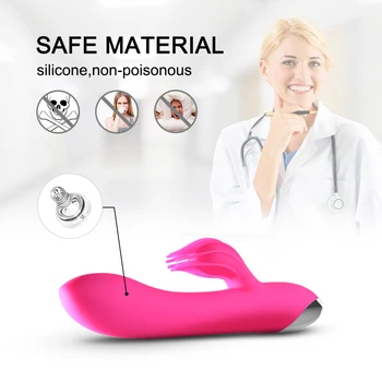 Novo 2021 Močan Vibrator Rabbit Vibrator za Klitoris Stimulator Vaginalne Masažo G-spot Vibrator Adult Sex Igrače za Ženske