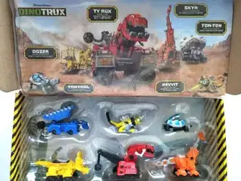 Zlitine Modelov Avtomobilov Dinotrux Dinozaver Igrača Avto Tovornjak
