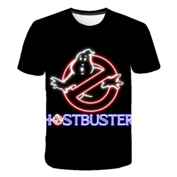 Ghostbusters Film Poliester T-shirt Priložnostne Kratek Rokav T Majice Z Ghost Busters, Fantje Tshirts Poletnih otroških Oblačil