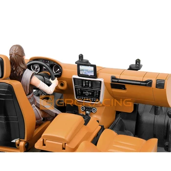 Celotno Notranjost karoserija Cab Sedež v pilotski sedež za instrumentne plošče in krmilni Komplet za TRAXXAS 1/10 TRX4 TRX6 G63 G500 Iskalnik Avtomobila