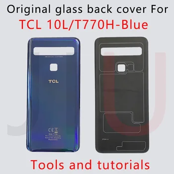 Original 3D Stekla Za TCL Plex T780H TCL 10 5 G T790Y TCL 10 L T770H Baterije zadnji Zadnji Pokrov, Vrata stanovanja Zamenjava Trdega