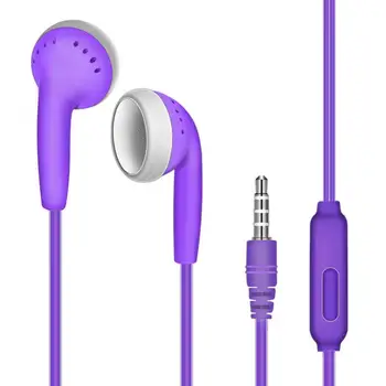 V uho Žično Ravno Slušalke Čepi Z Mic Slušalka V-skladu Slušalke Basic Design, Preprostost
