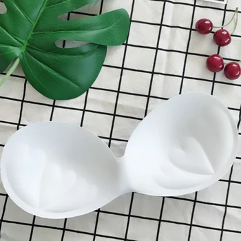 1Pair Telo-vgrajen Design Ženske Kopalke Goba Ploščica Vstavi Prsi Modrc Pad Push Up Oblazinjeni Vložki Prsih Nevidno Pad