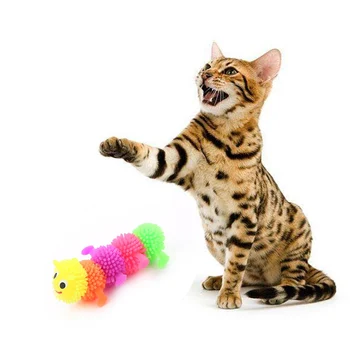 Žival Pes Mačka Igrače Mehke Gume Živali v obliki Igrač Smešno Multi-Barvne Igrača za mačke, psi se Sprostite Tlak