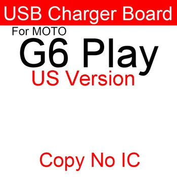 Polnilnik USB Priključek Dock Odbor Za Motorola Moto G6 Igrajo Polnjenje Jack Priključek Flex Kabel Odbor rezervnih Delov