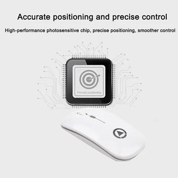 A2 Slim Brezžični Miški Tiho 2.4 G USB Sprejemnik ponovno Polnjenje Optične Miške za PC Prenosni Računalnik Ergonomska Miši Tiho