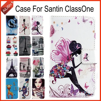 AiLiShi Primeru Za Santin ClassOne Luksuzni Flip PU Naslikal Usnjena torbica Santin Izključno Poseben Telefon Kritje Kože+Sledenje