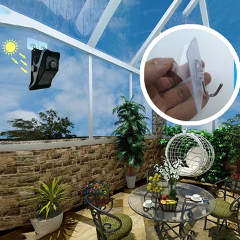 Senzor gibanja Stenske Luči Ulica Vrtna Svetilka Solar Power LED Posnetek Tip PIR na Prostem, za Varčevanje z Energijo Nepremočljiva Enostavna Namestitev