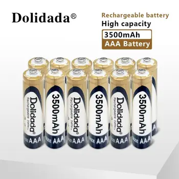 1-50pcs 1,2 v NIMH AAA Baterije 3500mah Baterija za ponovno Polnjenje ni-mh baterije AAA baterije za ponovno polnjenje za Daljinsko upravljanje Igrača