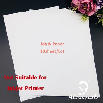 10pcs A4 samolepilni Masko Papir Washi Papir, Nalepke, Ročno izdelan Logotip tiskom DIY Scrapbooking Album Alinacutle