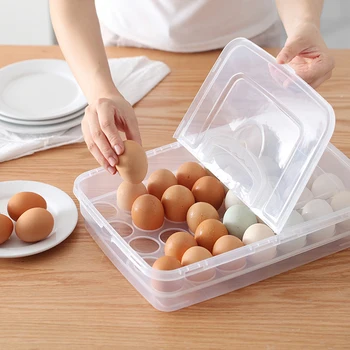 34 Omrežja Prenosni Jajca Polje Dvojno Kritje Kuhinja Hladilnik Jajčni Prah-dokazilo Sveže Polje Visoke Zmogljivosti Zgosti Materiala Jajce Pladenj