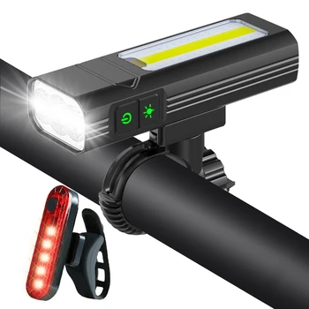 3000 Lumnov Kolesarske Luči EBUYFIRE USB Polnilne 5200mAh kot Moč Banke Kolo LED Svetloba Nastavite Kolesarjenje MTB Žarometi Zadaj Lučka