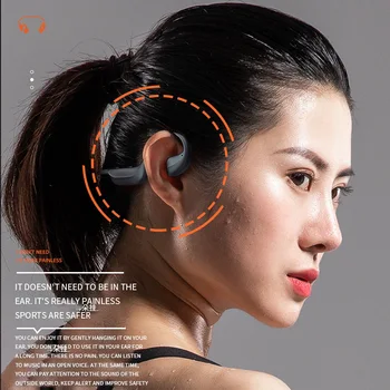 G100 kostne prevodnosti Bluetooth 5.0 slušalke ne-uho brezžični športna fitnes vratu visi slušalkami Bluetooth ultra-dolgi pripravljenosti hea