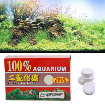 36pcs CO2 Ogljikov Dioksid Rastlin Tablete Za Rastline Aquarium Fish Tank Difuzor